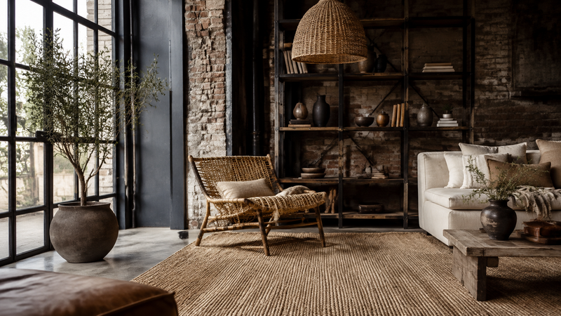 Bohème industriel : équilibrer métal brut et fibres