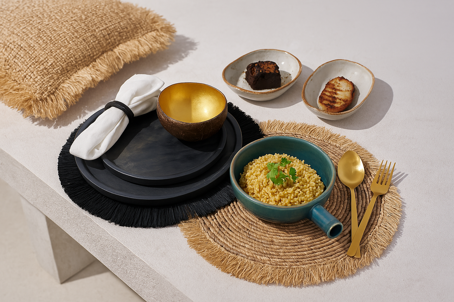 Art de la table vaisselle, bols, couverts et sets de table