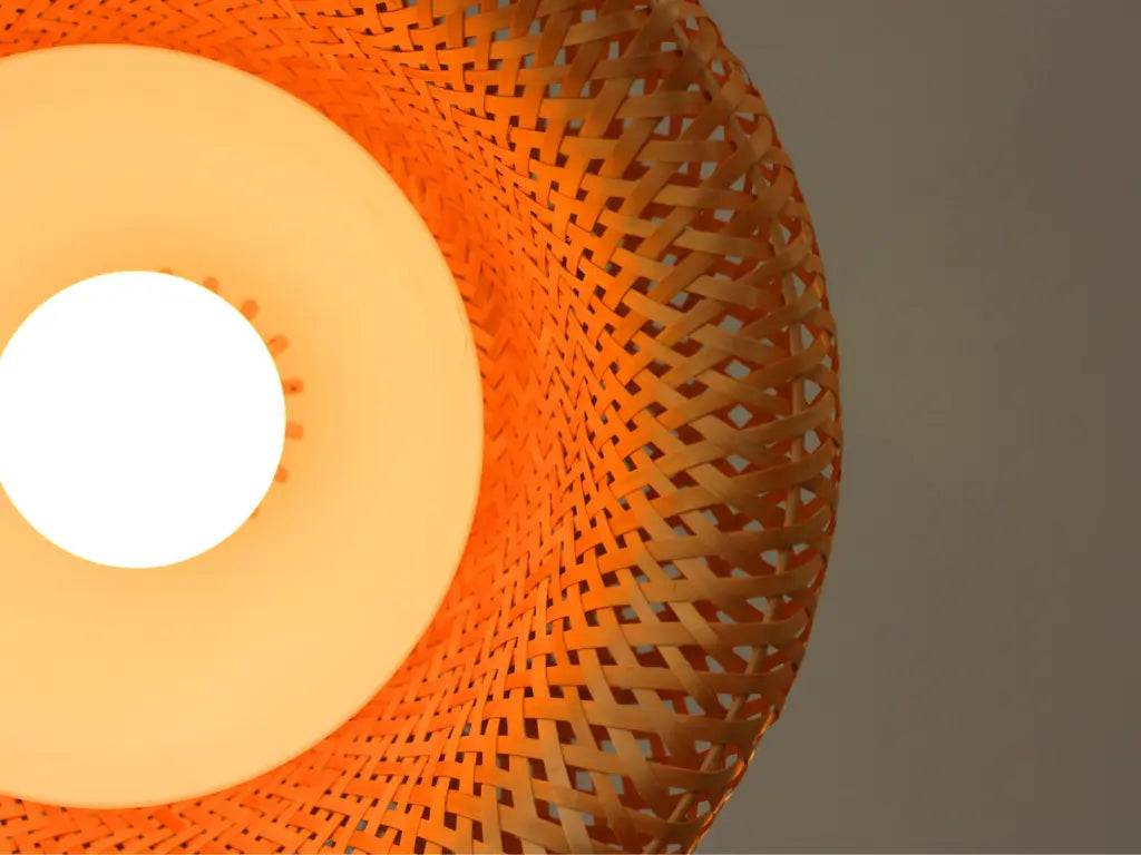 Luminaire en rotin