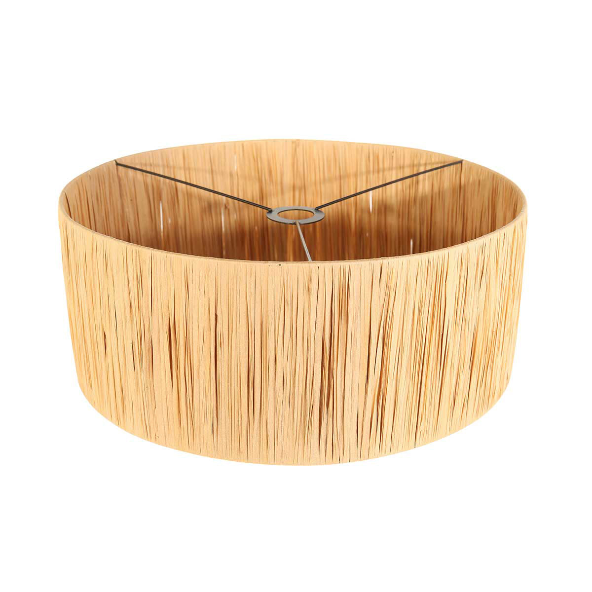 Lampadaire noir avec abat-jour tressé naturel et bras orientable – H165 cm