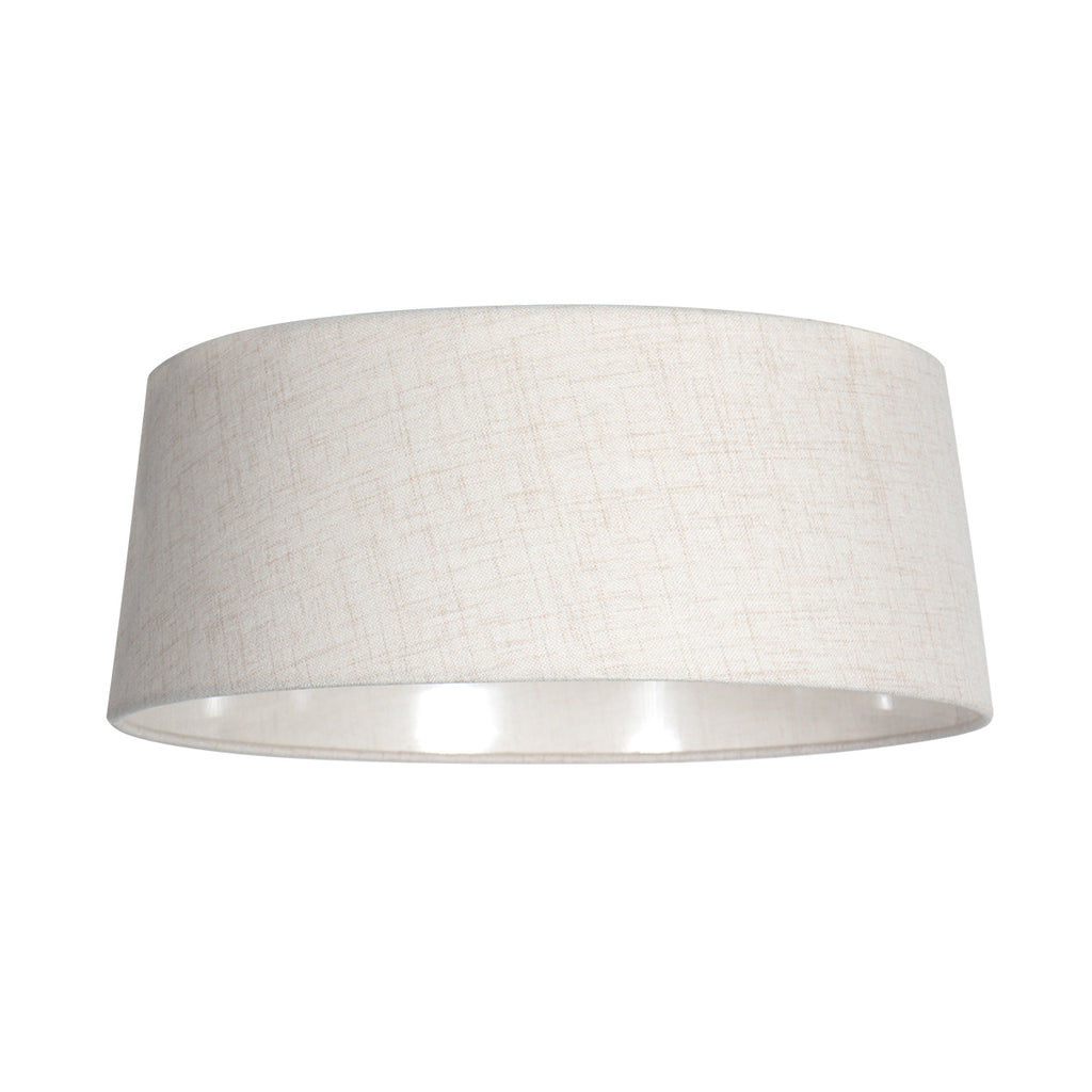 Lampadaire en métal noir bras déporté abat-jour écru – H173 cm