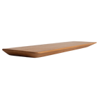 Étagère murale en teck massif naturel flottante – 60x16 cm