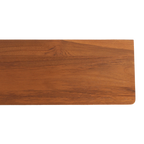 Étagère murale en teck massif naturel flottante – 60x16 cm