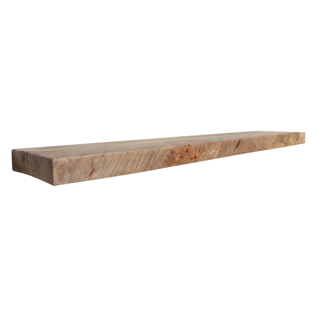 Étagère murale flottante bois manguier naturelle – 80x18 cm