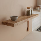 Étagère murale flottante bois manguier naturelle – 80x18 cm