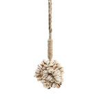 Suspension coquillages et corde - 60 cm