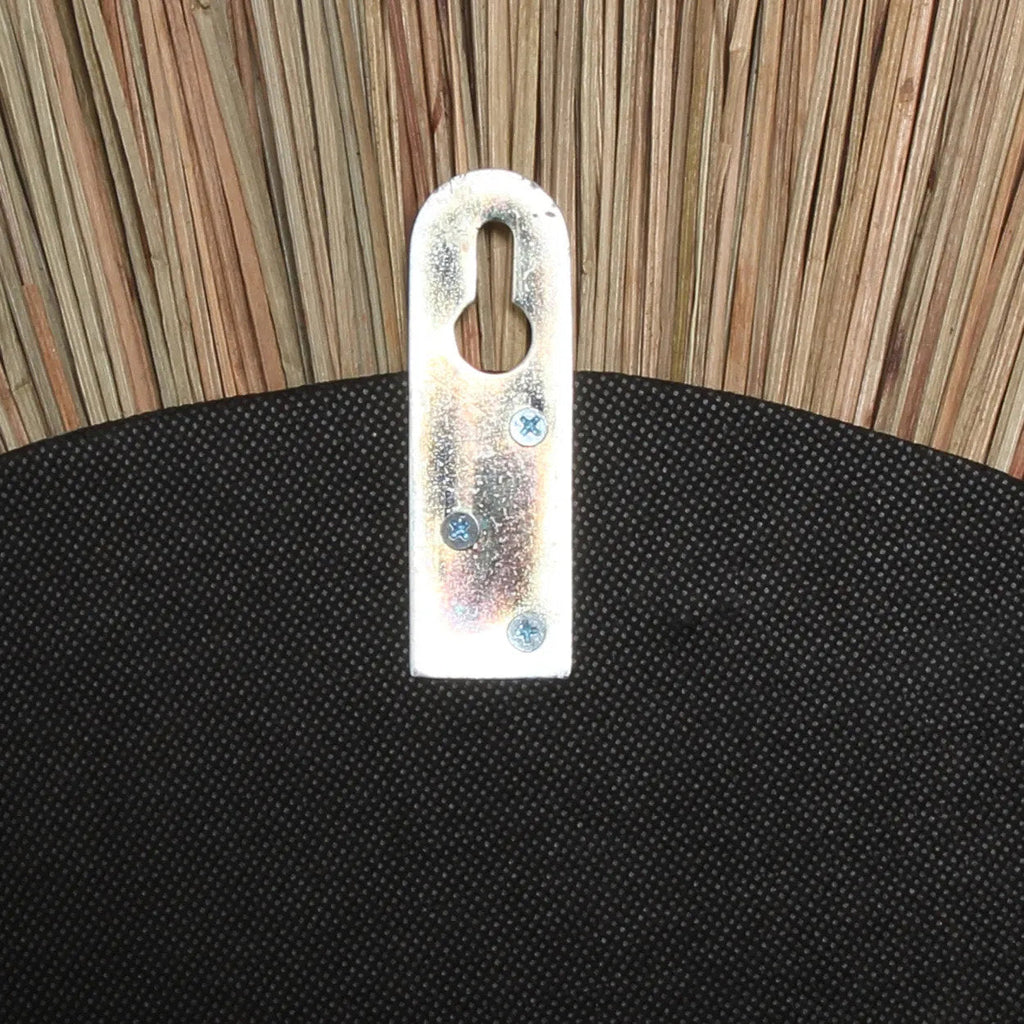 Miroir rond en herbe Alang Alang 45 cm naturel