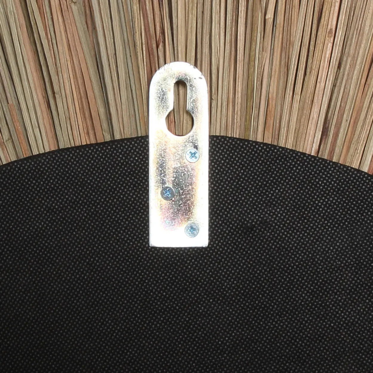 Miroir rond en herbe Alang Alang 45 cm naturel