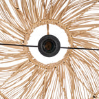 Suspension rotin naturel ajouré forme nuage – Ø102 cm