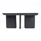 Table basse rectangulaire bois de manguier noir – 100x50 cm