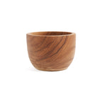Coquetier en racine de teck naturel 5 cm artisanal
