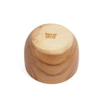 Coquetier en racine de teck naturel 5 cm artisanal