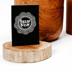 Porte-cartes décoratif en racine de teck