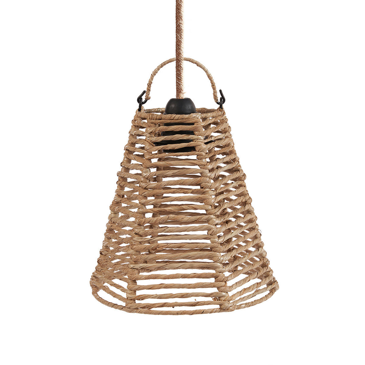 Suspension en rotin naturel 20 cm design minimaliste