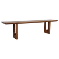 Banc salle à manger bois manguier bords arrondis – 180x35 cm