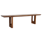 Banc en bois de manguier brun angles arrondis salle à manger – 180 cm