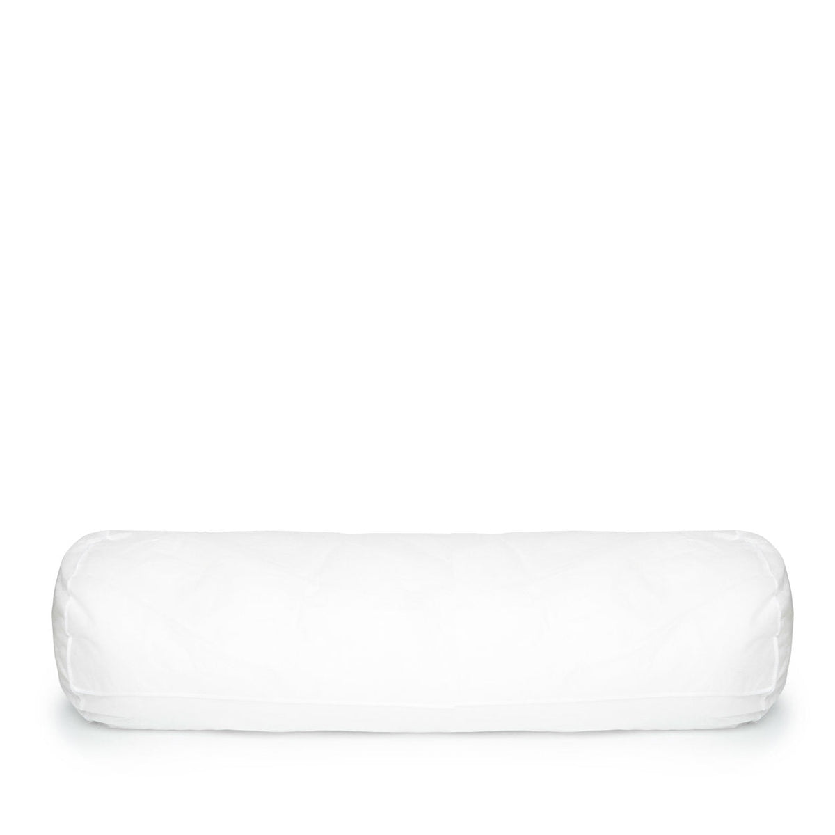 Coussin traversin blanc uni – Forme cylindrique – 35x100 cm
