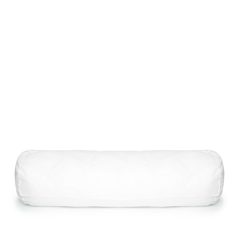 Coussin traversin blanc uni – Forme cylindrique – 35x100 cm