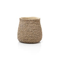 Cache-pot en béton tressé beige pour plantes – 26x25 cm