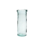 Vase en verre recyclé bleu 36 cm – Design épuré