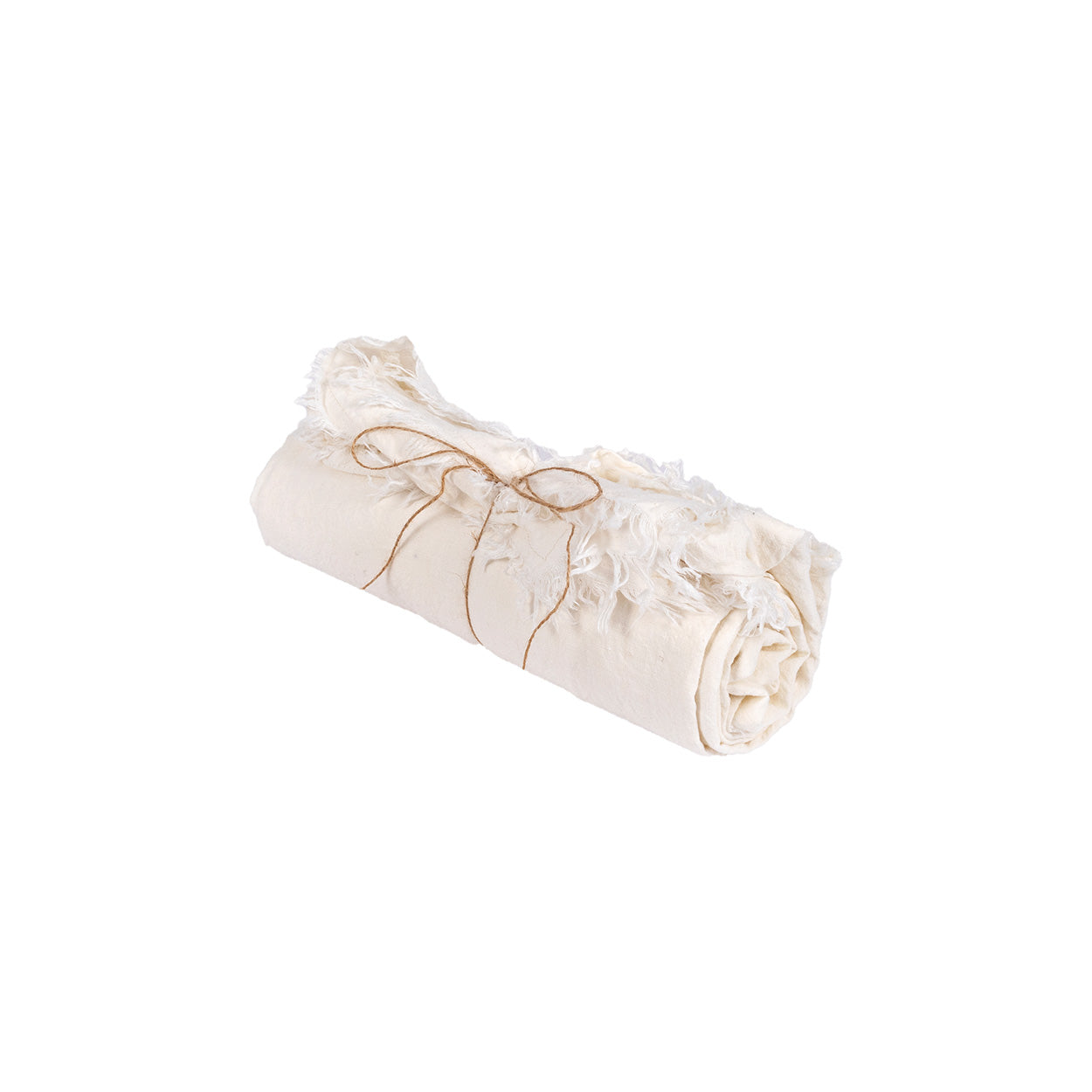 Nappe en lin blanc 150x200 cm