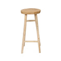 Tabouret de bar en bois naturel – Ø35 cm hauteur 75 cm
