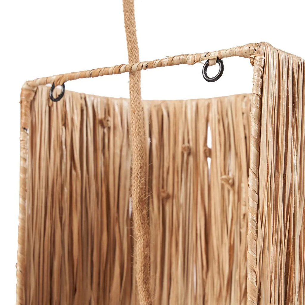 Applique murale en sisal naturel 60 cm fait main