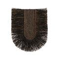 Décoration murale en fibres naturelles noires 87x74 cm