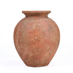 Vase déco terre cuite ovale rustique salon – H50 cm