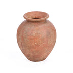 Vase déco terre cuite ovale rustique salon – H50 cm