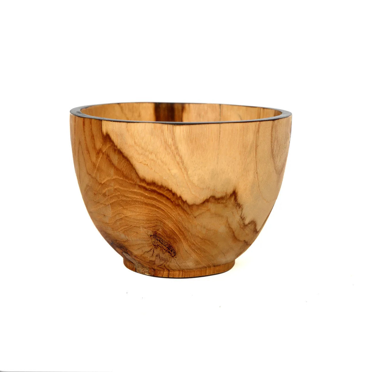 Bol en teck naturel 15 cm pour rangement ou apéritif
