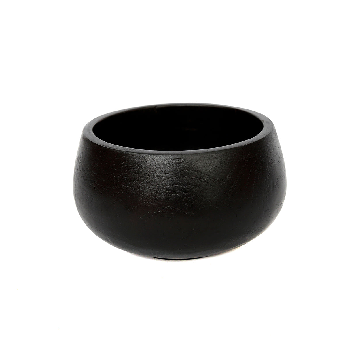 Bol en teck noir 15 cm fait main