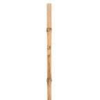 Feuille décorative rotin ajourée sur tige bambou couleur naturelle – H120 cm