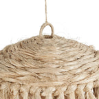 Suspension conique en abaca naturel – Ø63 cm