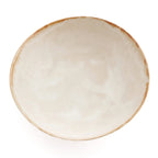 Bol en céramique rond – Blanc cassé - Ø27 cm
