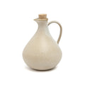 Bouteille en céramique blanche pour huile d’olive 16 cm