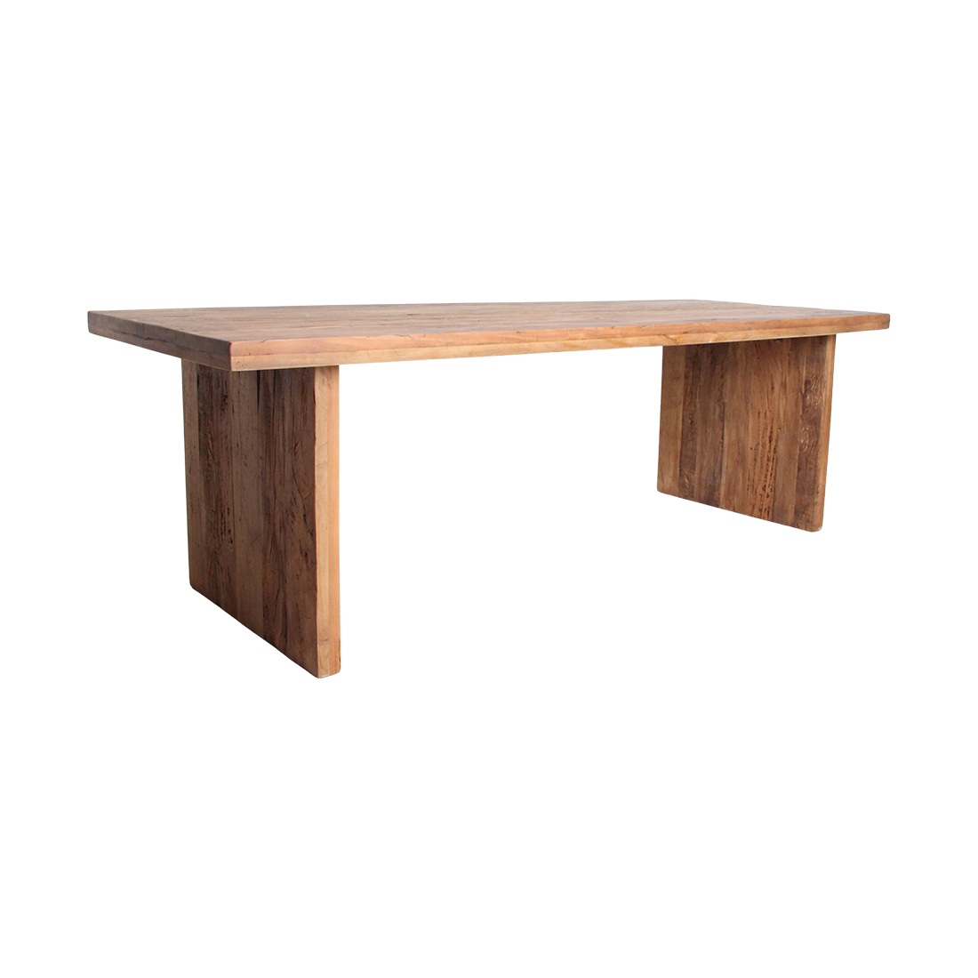 Table à manger en bois recyclé naturel pour salle à manger – 240x90 cm