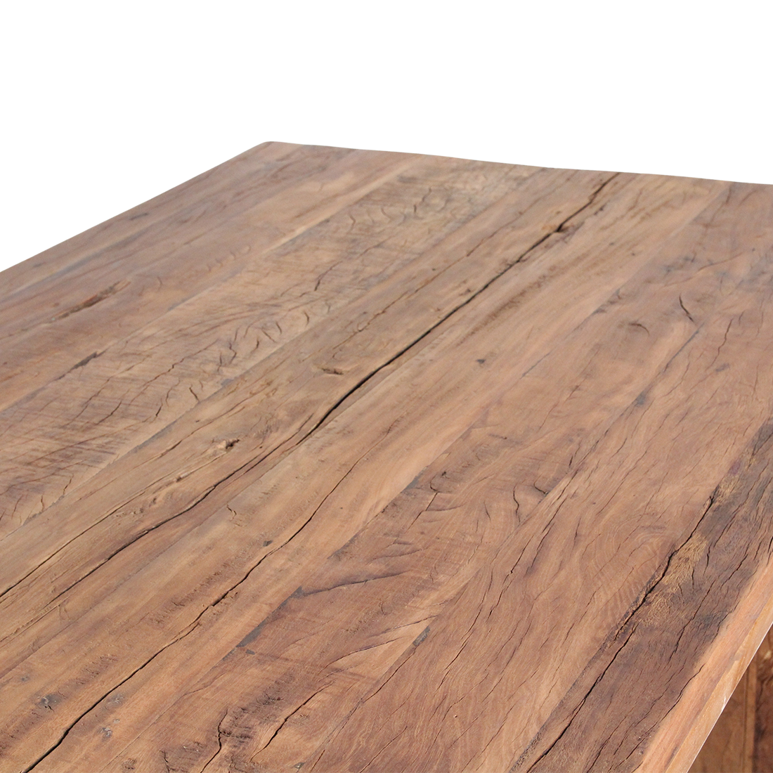 Table à manger en bois recyclé naturel pour salle à manger – 240x90 cm