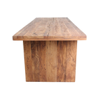 Table à manger en bois recyclé naturel pour salle à manger – 240x90 cm