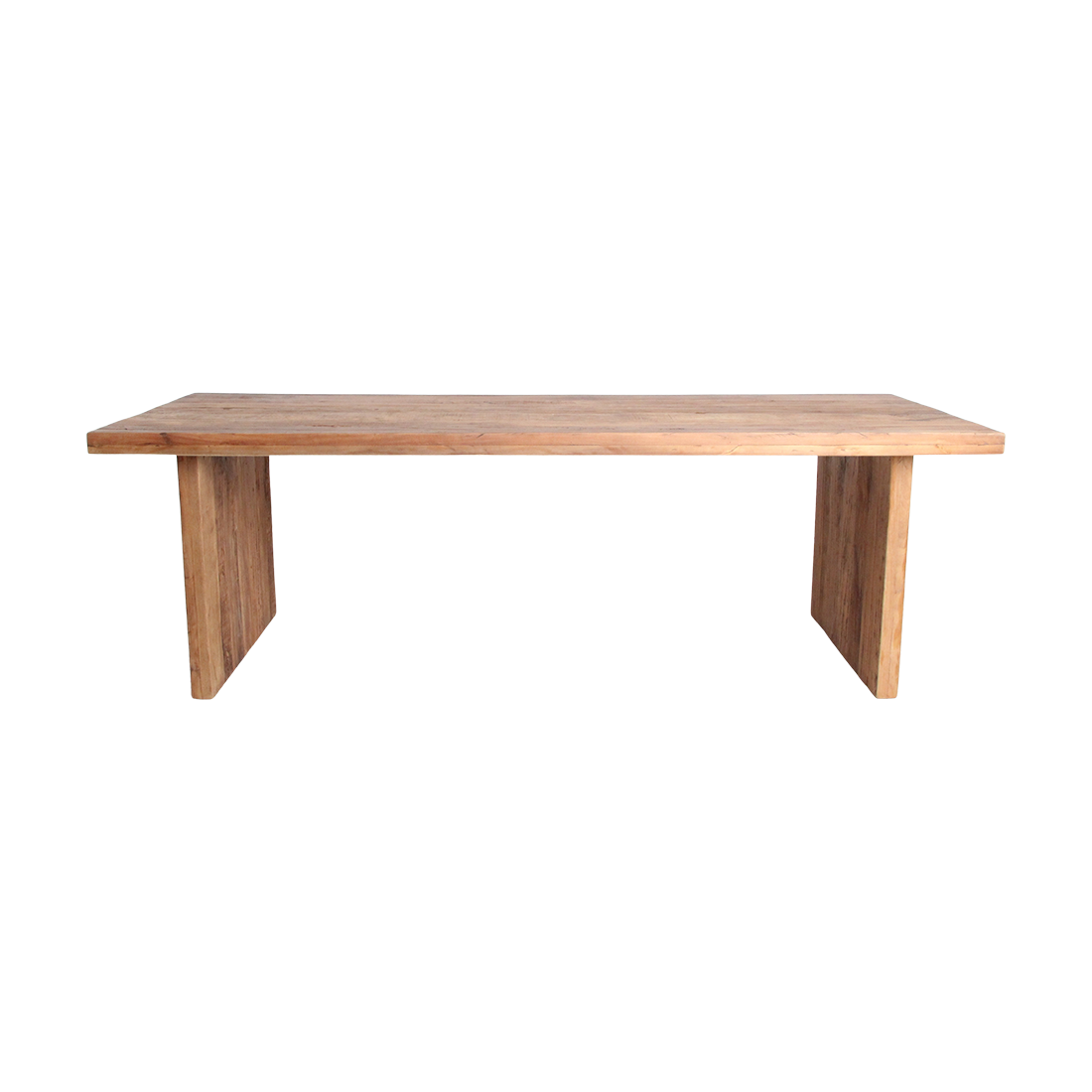 Table à manger en bois recyclé naturel pour salle à manger – 240x90 cm