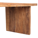 Table à manger en bois recyclé naturel pour salle à manger – 240x90 cm