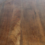 Table à manger manguier brun pieds sculpturaux - 200x90 cm