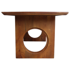 Table à manger manguier pieds ajourés design contemporain – 240x90 cm
