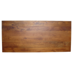 Table à manger manguier pieds ajourés design contemporain – 240x90 cm