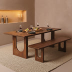Table à manger en manguier brun moderne – 240x90 cm