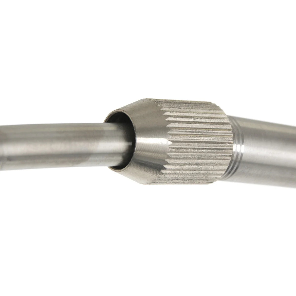 Tube de métal avec raccord à nervures pour Applique murale arquée en métal brossé