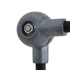 Joint pivot en métal galvanisé pour applique murale en métal noir bras articulé