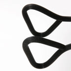 Filament noir en boucle 3D imprimée pour Applique murale en métal vert mat
