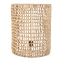 Applique murale en sisal naturel tressé 40x21 cm