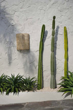 Applique murale en sisal naturel tressé 40x21 cm